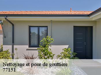 Nettoyage et pose de gouttière 77151