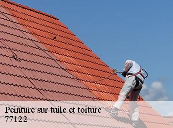 Peinture sur tuile et toiture 77122