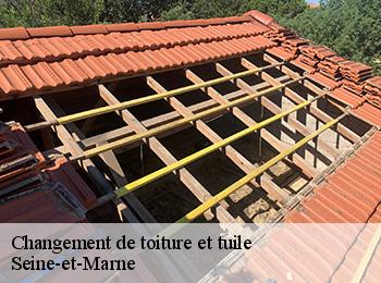 Changement de toiture et tuile Seine-et-Marne