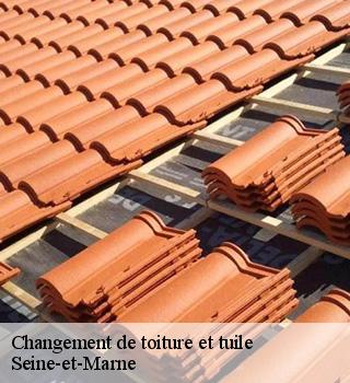 Changement de toiture et tuile Seine-et-Marne