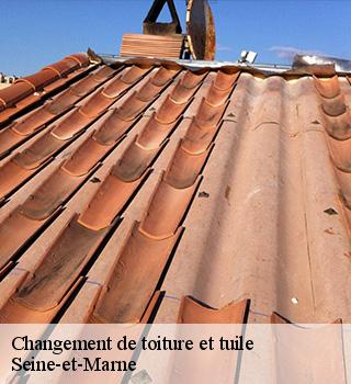Changement de toiture et tuile Seine-et-Marne