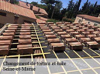 Changement de toiture et tuile Seine-et-Marne