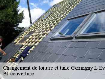 Changement de toiture et tuile  germigny-l-eveque-77910 BJ couverture