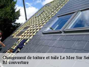 Changement de toiture et tuile  le-mee-sur-seine-77350 BJ couverture