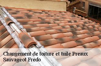 Changement de toiture et tuile preaux-77710 Sauvageot Fredo