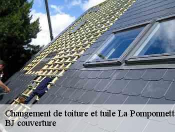 Changement de toiture et tuile  la-pomponnette-77400 BJ couverture