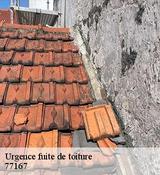 Urgence fuite de toiture 77167